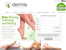 Tablet Screenshot of laserhairremovalottawa.com